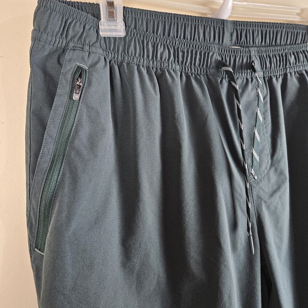 L.L Bean Multisport Pants Men's XL 30" Green Stretch Hiking Travel Lightweight - Picture 6 of 12